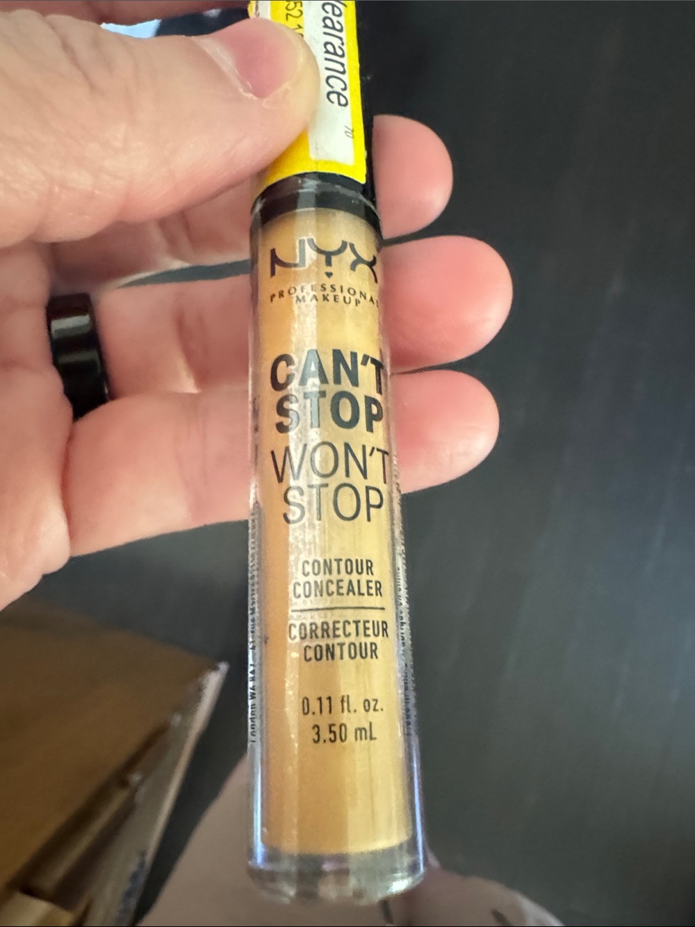 NYX Can't Stop Won't Stop Contour Concealer - Golden Tan beige